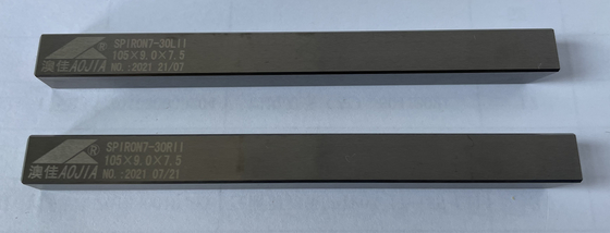Dụng cụ cắt cacbua bạc Phay không tráng phủ Độ chính xác cao 105 × 9,0 × 7,5