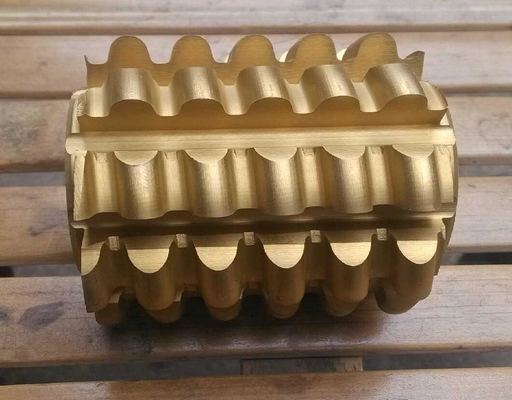Công cụ máy cắt bánh răng cacbua rắn Màu vàng Lớp phủ Ti-Al-XN