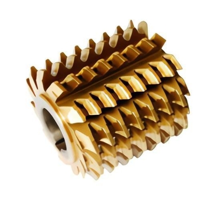 Công cụ máy cắt bánh răng cacbua rắn Màu vàng Lớp phủ Ti-Al-XN