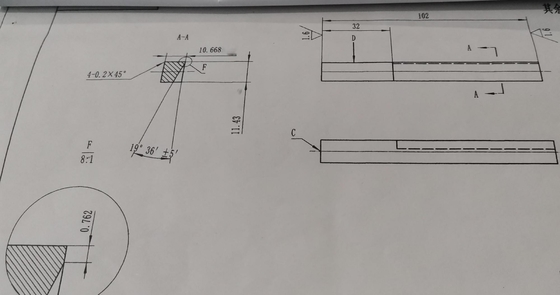 Lưỡi dao cắt bánh răng cacbua với lớp phủ DURANA cho máy cắt bánh răng Gleason
